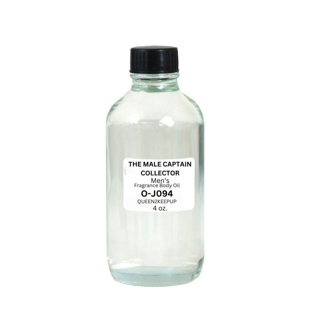 The Male Captain Collector (Men) Body Oil 4 oz Fragrance Pure Uncut Scent